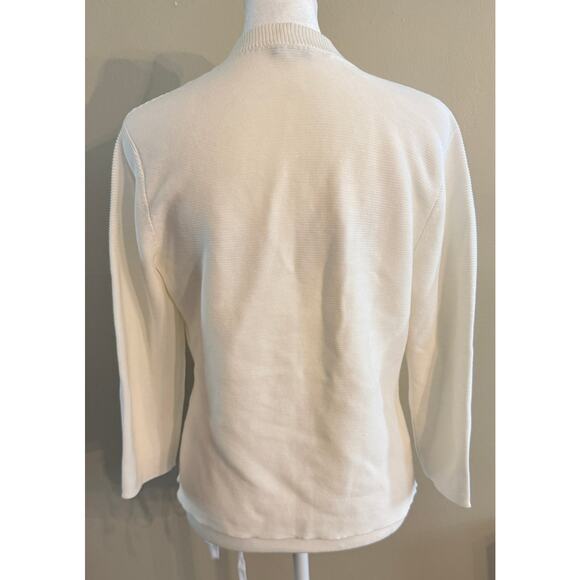 NWT J McLaughlin Ribbed Lightweight Knit Open Cardigan Sweater Size S - Picture 2 of 3